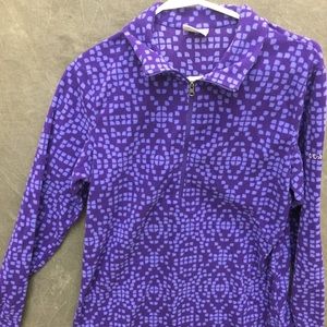 Large Columbia quarter-zip fleece